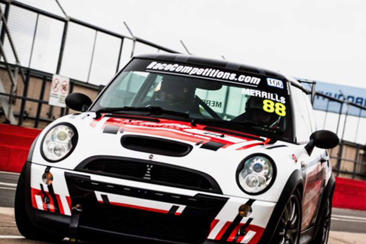Cooper S Race Car track day hire